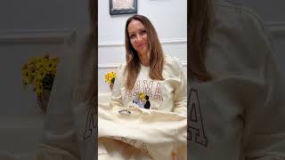 Watch us create a Custom Glitter Portrait! 📸✨ #SmallBusiness #embroidery  #howitsmade #mamashirt