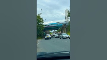 TransPennine Express Class 802 flying over a railway bridge #train #railway #trainspotting #shorts