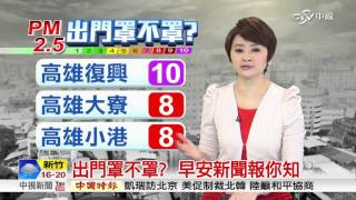 出門罩不罩│中視新聞 20160128