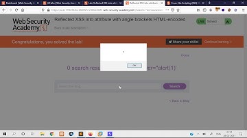 Reflected XSS into attribute with angle brackets HTML encoded [ Solution Video]