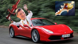 Resolut1on Crushing Ferrari with his Giant Sword Skeleton King Dota 2