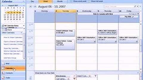 Adding Calendars to your Favorites