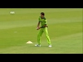 Mohammad irfan bowls his 1st over in odi v england 1st odi 2010