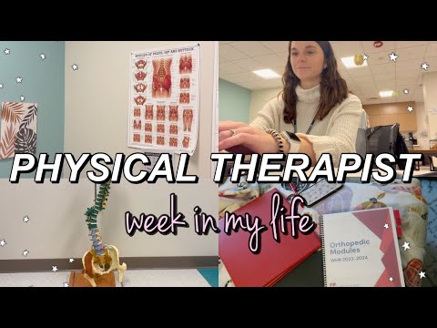 WEEK IN THE LIFE OF A PHYSICAL THERAPIST | pelvic health residency, i'm sick