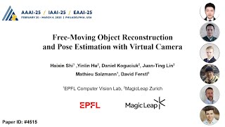 Free-Moving Object Reconstruction and Pose Estimation with Virtual Camera(AAAI-2025)