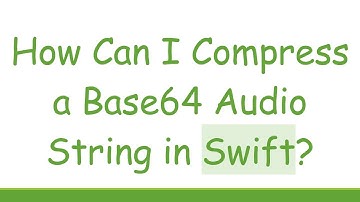 How Can I Compress a Base64 Audio String in Swift?