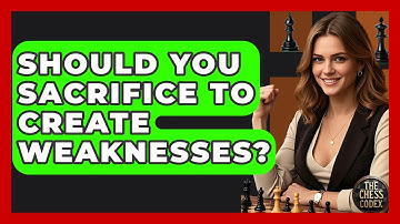Should You Sacrifice To Create Weaknesses? - The Chess Codex