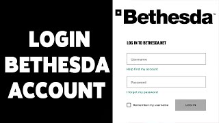 How To Login Bethesda Account On PC 2024 | Bethesda Account Sign In Guide
