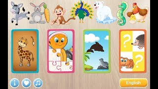 Animals Puzzle For Kids Gameplay
