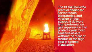 Stop Installing Pipes! | CFCA Self-Contained Clean Agent Fire Suppression