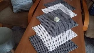 How to crochet Table Mat // Table Runner, full tutorial