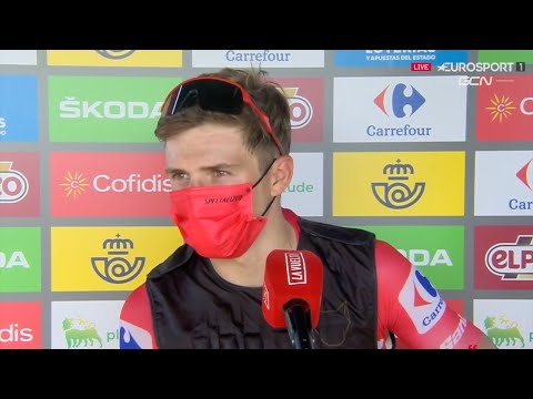 Chute et abandon d'Alaphilippe : la réaction de Remco Evenepoel