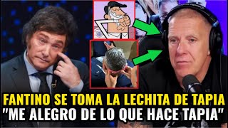 Fantino Le Toma La Leche A Tapia Y Festejó El Robo De Barracas