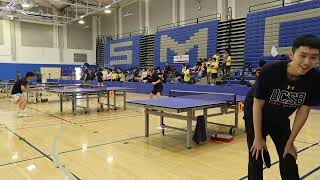 UCSB vs CSUN 2023 Sol Cal West table tennis men's single match