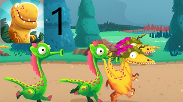 Dino bash gameplay and walkthrough levels 1-5