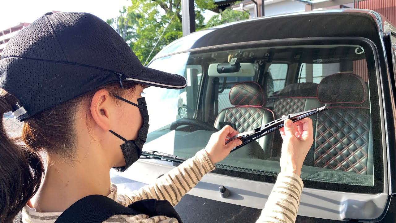 【初心者向け動画】工具を触った事も無い超ド素人がワイパーゴムを交換してみる動画【自動車整備科職業訓練指導員】