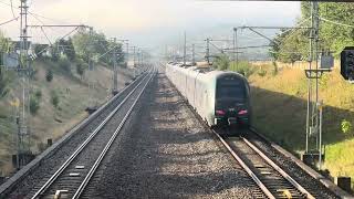Re11 Skien departing Sande station