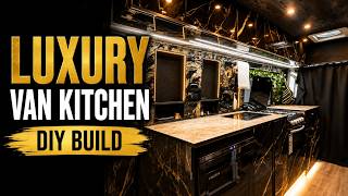 How I Built a Luxury Kitchen in My Camper Van