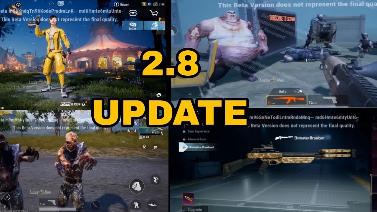 2.8 UPDATE New Features | Zombie Edge Theme Mode | BGMI & PUBG