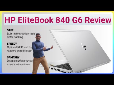 HP Elitebook 840 G6 Unboxing. Premium HP laptop