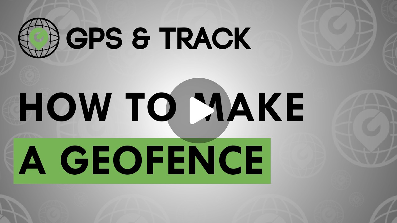 Geofencing alerts for gps trackers. How to set up a geo-fence. - YouTube
