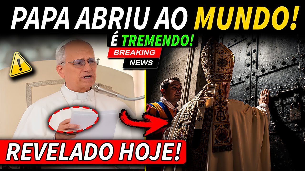⚠️URGENTE! Papa Leão XIV EXPÕE NOVA Profecia de Leão 13 e Deixa Vaticano em Estado de CHOQUE!