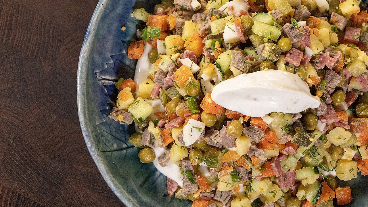 Готовимся к новому году!!! Салат Оливье по моему рецепту