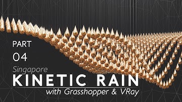Kinetic Rain with Grasshopper & VRay -Part 04- Animation Setup