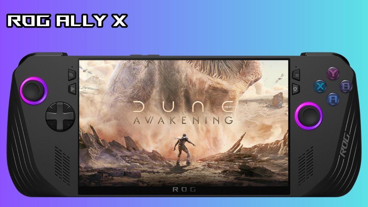 Asus Rog Ally X: Dune: Awakening Settings Gameplay