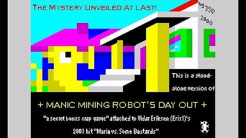 Manic Mining Robot
