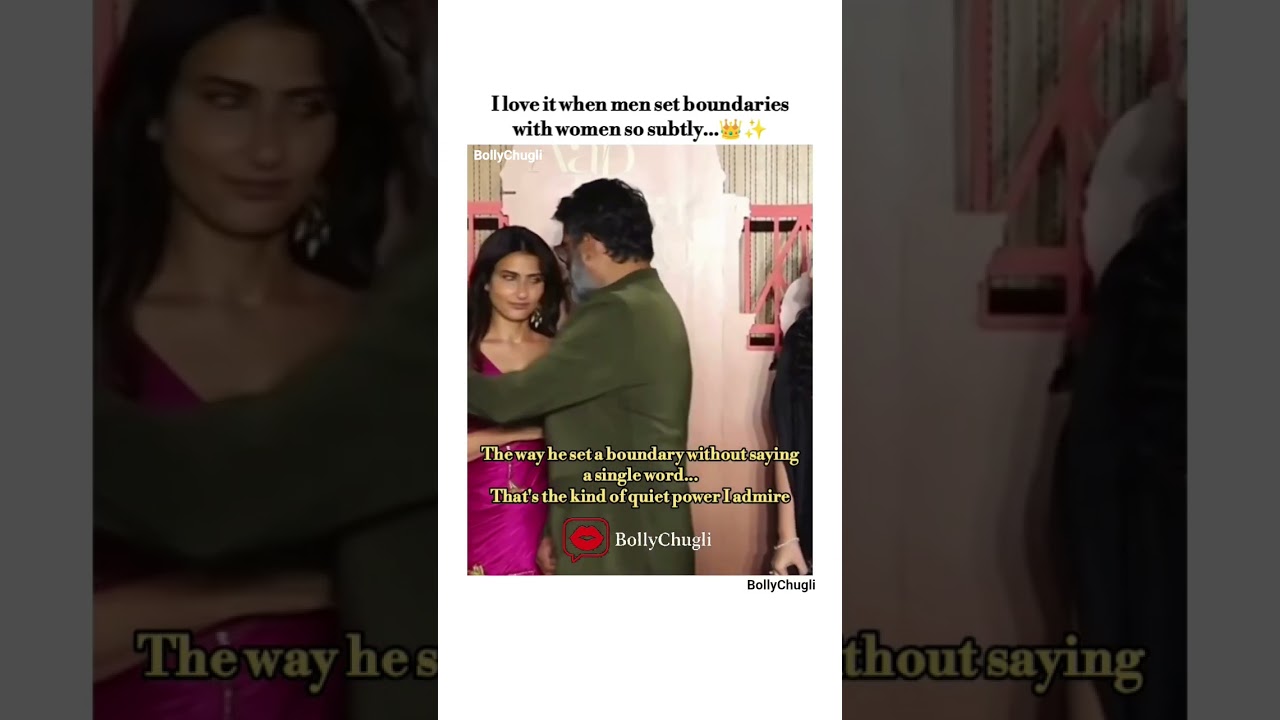 I love it when men put women in their boundaries so subtly😌