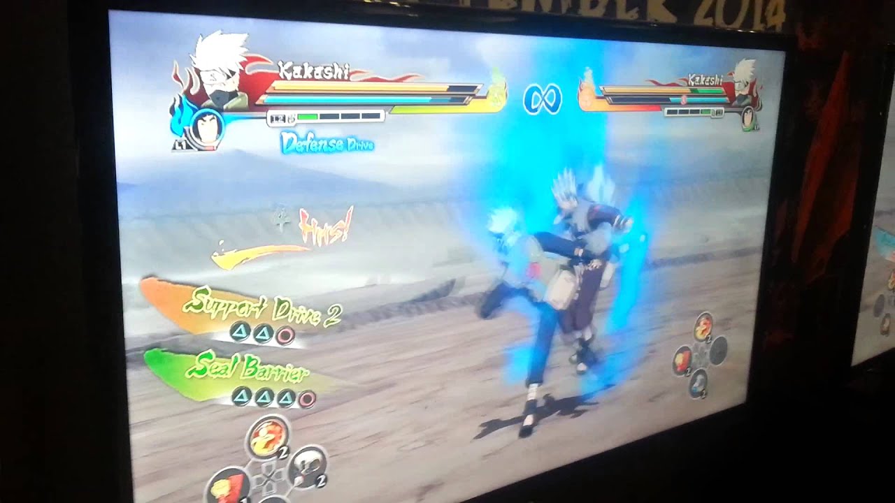 Naruto Shippuden Ultimate Ninja Storm Revolution - Kakashi vs Kakashi ( London MCM Expo)