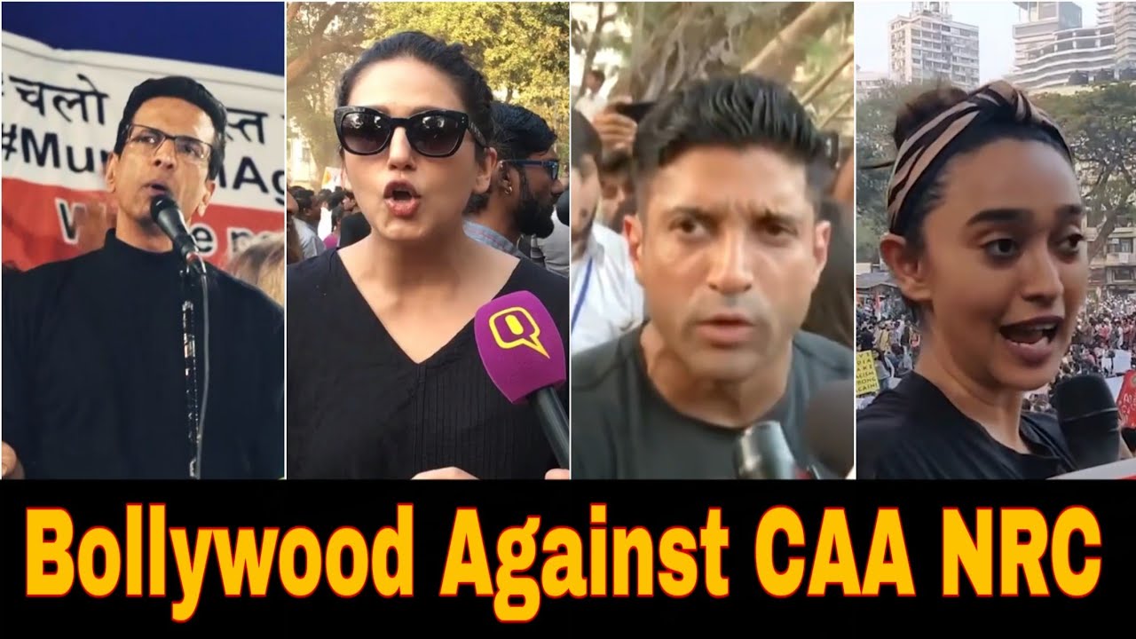 Bollywood Against CAA & NRC | Farhan Akhtar, Swara Bhaskar,Javed Jaffrey | Mumbai Protest | BlurFace