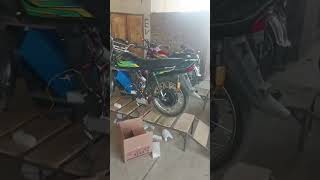 Petrol to Electric Bike Conversion Workshop Rush | Pak EV Custom Lithium Battery Pack Setup