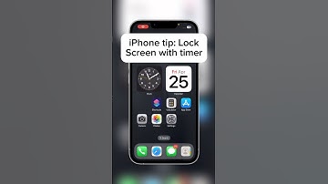 How to Lock Screen with timer. #tech #iphonetricks #iphonetips