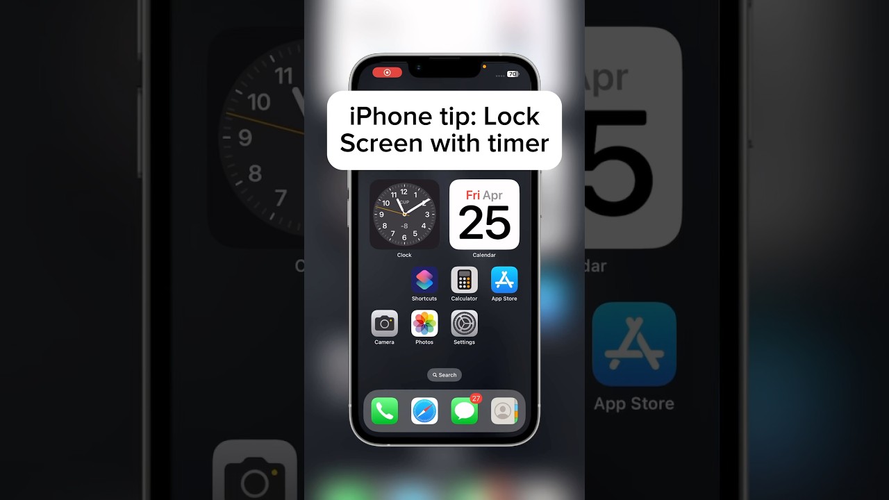 How to Lock Screen with timer. 