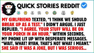 MY GIRLFRIEND TEXTED, I THINK WE SHOULD BREAK UP AS A TEST, HER “TEST” BACKFIRED THE SAME MINUTE...