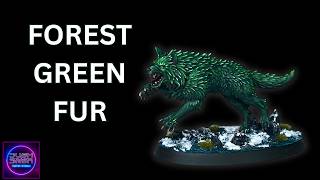 How to Paint Forest Green Fur for Miniatures