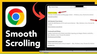 How To Enable Smooth Scrolling In Google Chrome