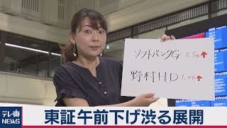 東証午前下げ渋る展開【兜通信】（2019年5月24日）