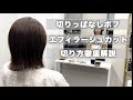 【カット動画】エフィラージュカットの切り方徹底解説！#カット #切りっぱなしボブ #ヘアカット #shorthair #hairstyle #40代 #50代 #エフィラージュカット