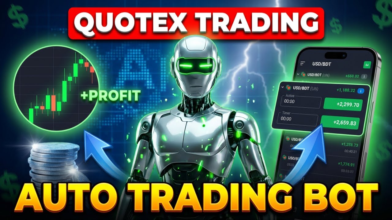 Quotex AI Trading Bot 2026: I Made $1500 with Masaniello Strategy (Auto Trading)