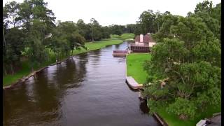 Walden golf course/Lake Conroe flyover.