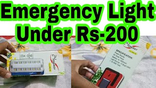 Unboxing Emergency Light Under 200 (Electric and Soler Charge) :Night Light 12 high Bright SMD Light