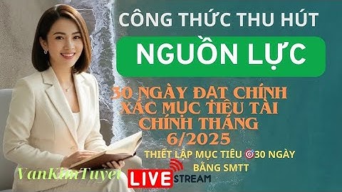 #1 : THIẾT LẬP MỤC TIÊU 30 NGÀY BẰNG SỨC MẠNH TIỀM THỨC  LUẬT HẤP DẪN