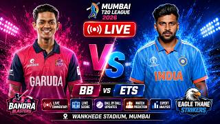 Bandra Blasters vs Eagle Thane Strikers mumbai t20 league 2026 BB vs ETS prediction commentary