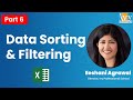 How to Sort Data in Excel | How to Filter Data in Excel | Excel for Beginners