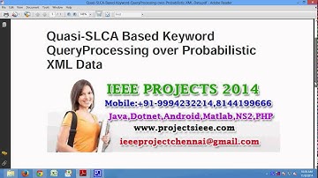 Quasi SLCA Based Keyword QueryProcessing over Probabilistic XML Data