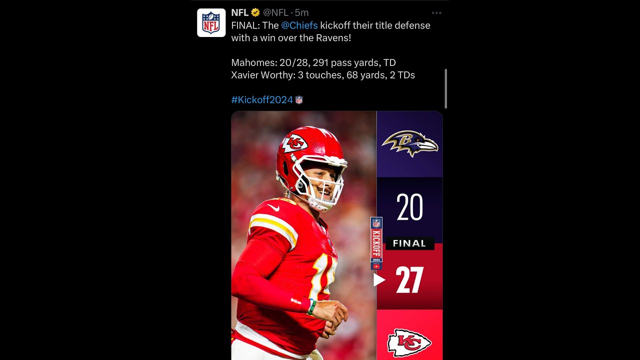NFL Twitter reacts to the INSANE ENDING between the Chiefs and  Ravens and Lamar MISSED THROWS 
