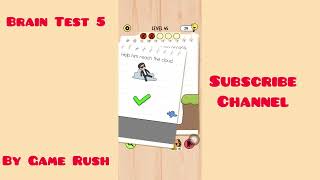 Brain Test 5 : Level 45 help him reach the flag | Brain test 5 Walkthrough solution #braintest5